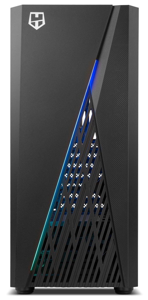 NOX Hummer Frost Midi Tower Nero - Case Gaming con Finestra in Vetro Temperato, Striscia LED ARGB, Supporto per ATX e Micro ATX, Filtro Antipolvere Magnetico