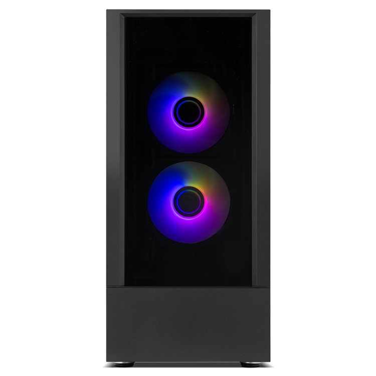 NOX Hummer Nemesis Midi Tower Nero - Mid-Tower ATX/Micro ATX, Vetro Temperato, Ventole LED ARGB, Fino a 8 Ventole, USB 3.0