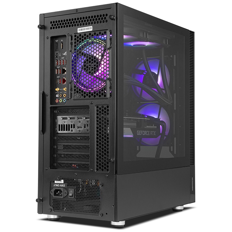 NOX Hummer Nemesis Midi Tower Nero - Mid-Tower ATX/Micro ATX, Vetro Temperato, Ventole LED ARGB, Fino a 8 Ventole, USB 3.0