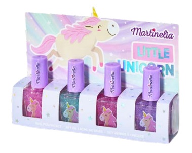Martinelia Little Unicorn Nail Polish Set 4 pz - Smalti per unghie per bambine e bambini