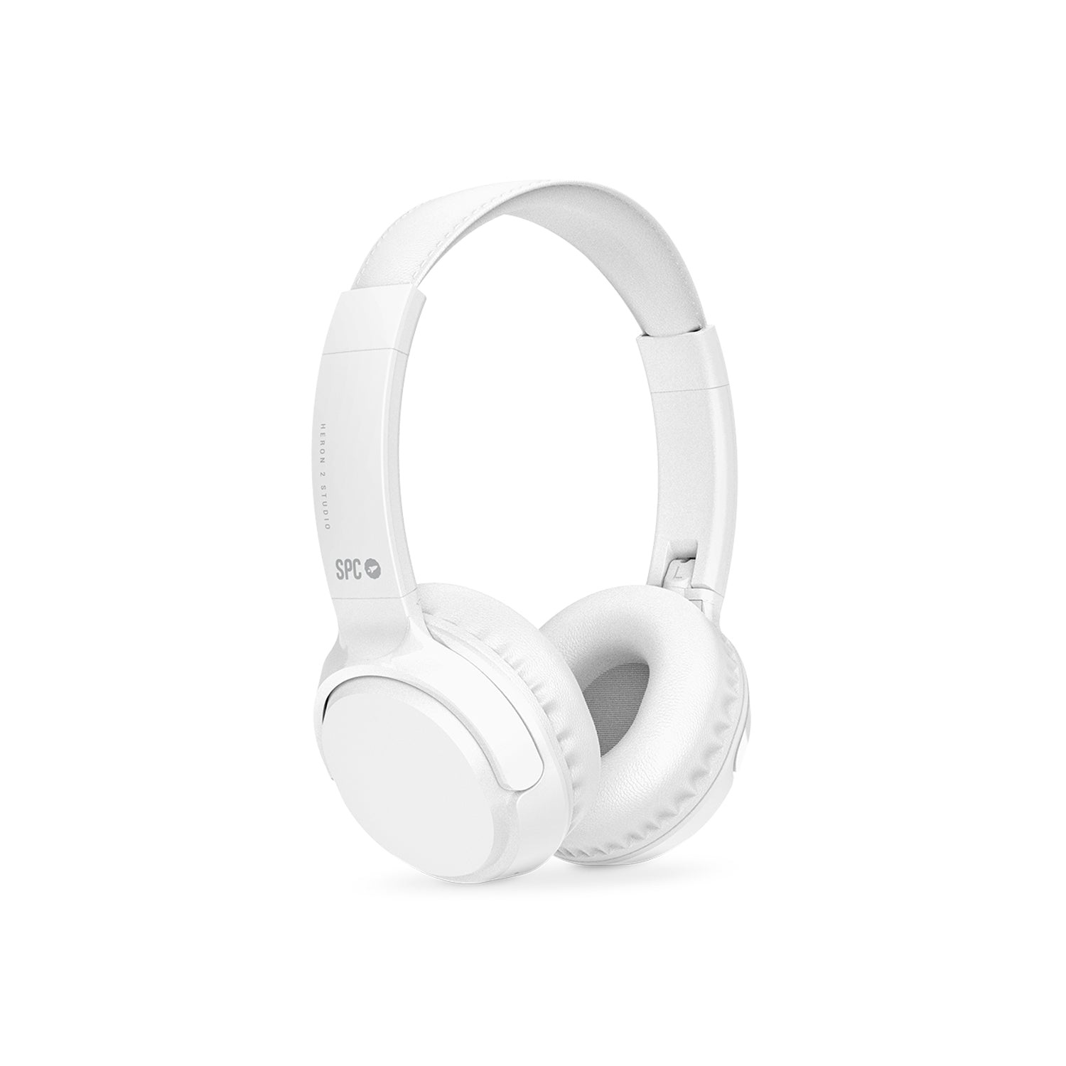 SPC Heron 2 Studio - Cuffie Bluetooth wireless ECO con batteria da 50 ore, doppia connessione, microfono integrato, regolabili e pieghevoli, in plastica riciclata