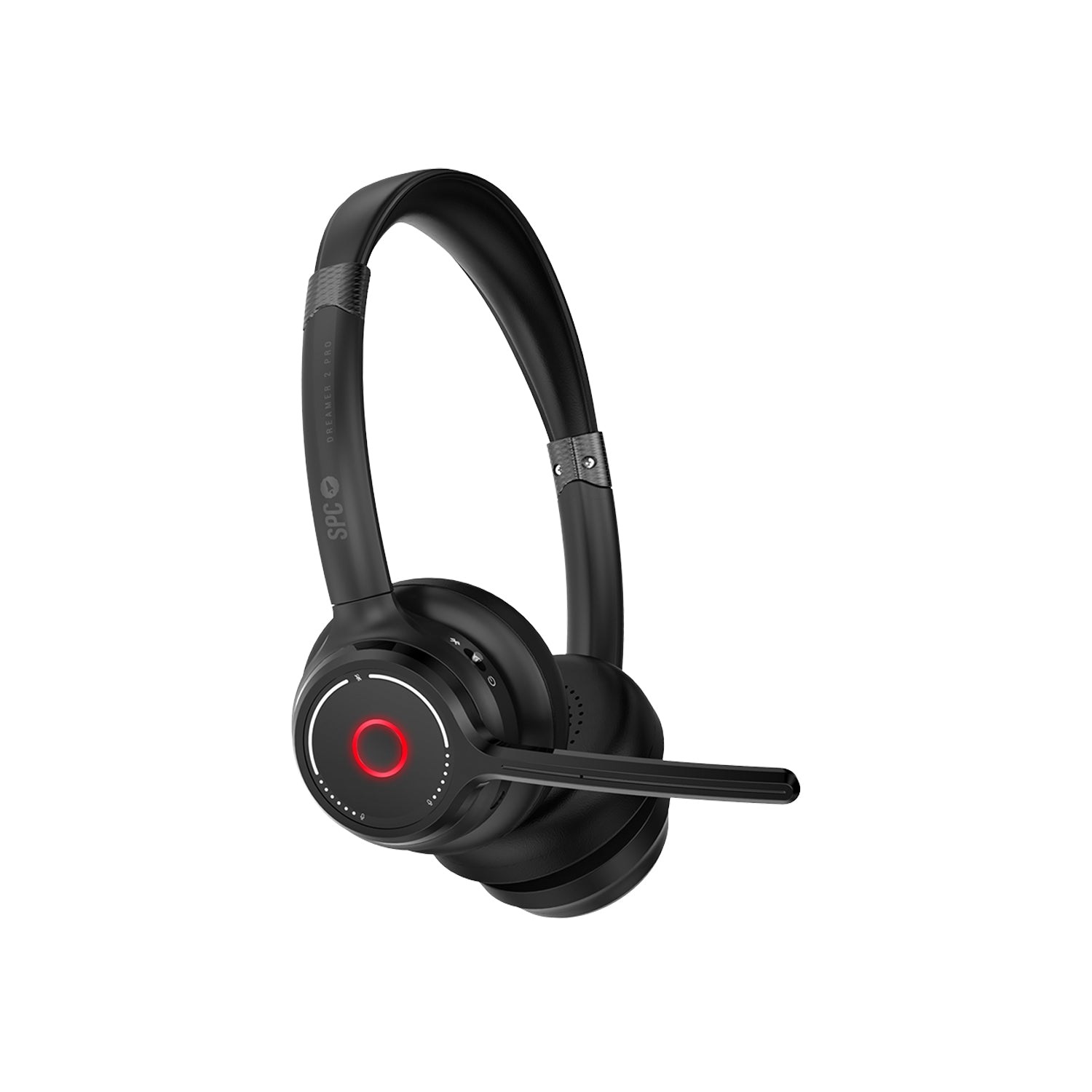 SPC Dreamer 2 Pro - Auricolari Bluetooth wireless con 50 ore di batteria, cancellazione rumore ENC, doppia connessione e microfono integrato, Nero