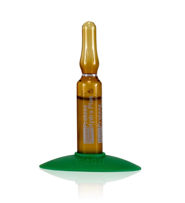 MartiDerm The Originals Proteos Hydra Plus - Siero Viso in Fiale 10x2 ml per Pelle Secca, Idratante e Anti-Aging