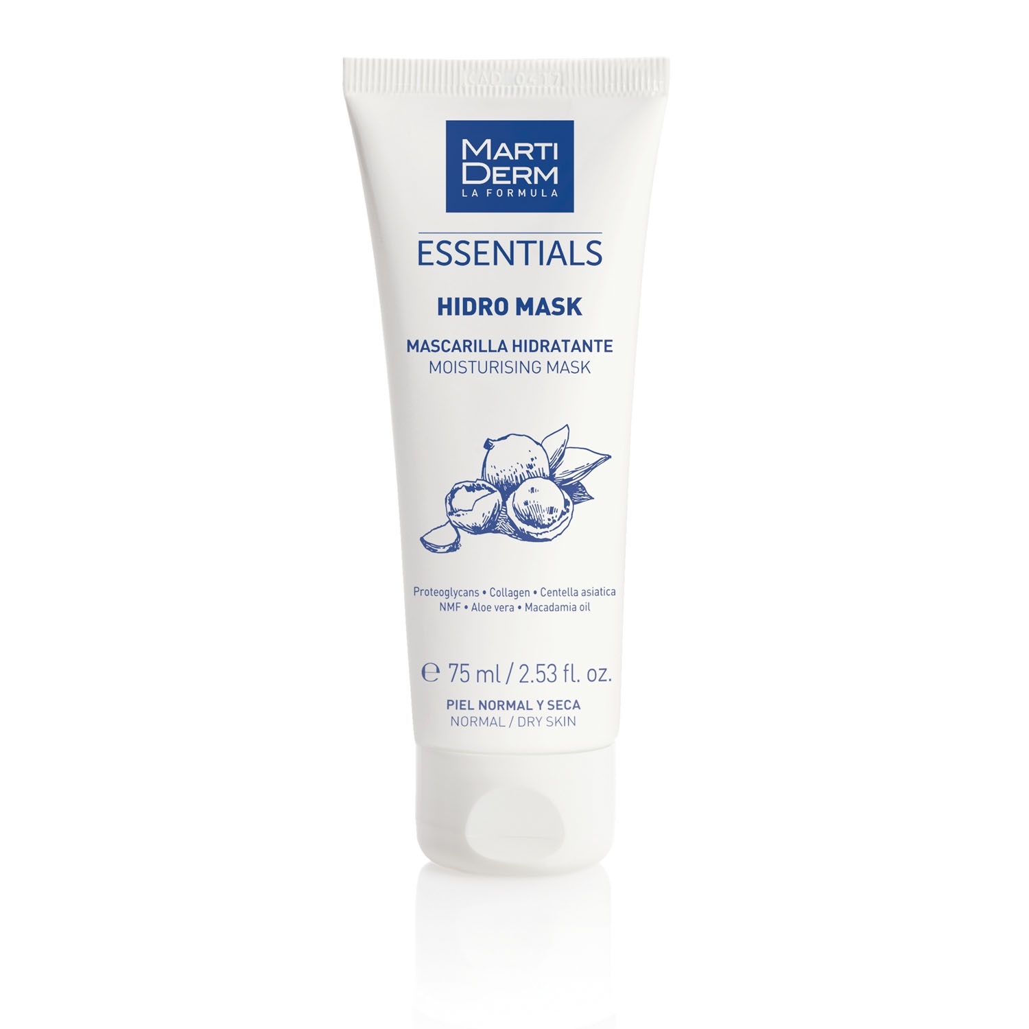 MartiDerm Hidro Mask - Maschera Idratante e Rassodante per Pelle Normale e Secca, 75 ml