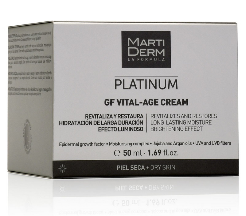 MartiDerm Platinum GF Vital-Age Cream Crema da giorno per pelle secca e molto secca - 50 ml