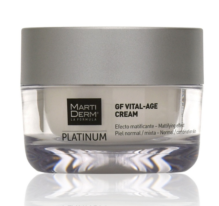 MartiDerm GF Vital-Age Cream Crema da giorno 50 ml per Pelle Normale e Mista - Idratante, Rassodante e Opacizzante