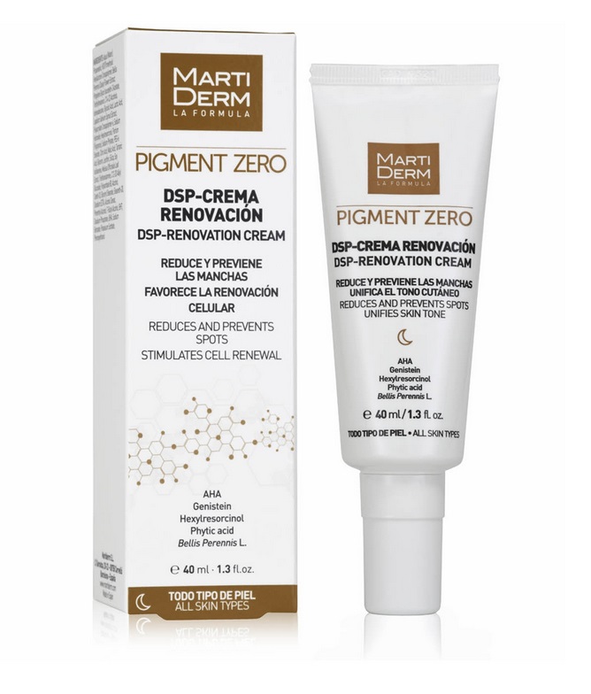 MartiDerm Pigment Zero DSP-Crema Rinnovamento Notte 40 ml - Trattamento Anti-Macchie e Uniformante