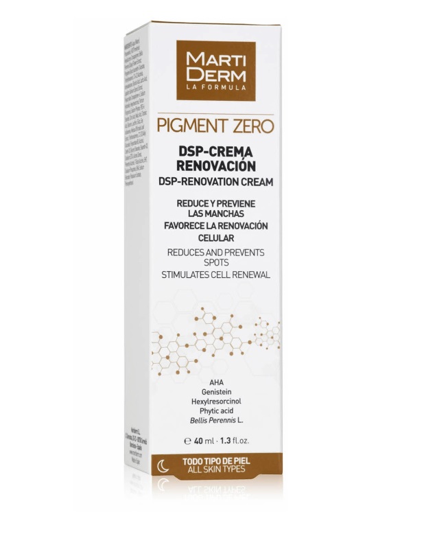 MartiDerm Pigment Zero DSP-Crema Rinnovamento Notte 40 ml - Trattamento Anti-Macchie e Uniformante