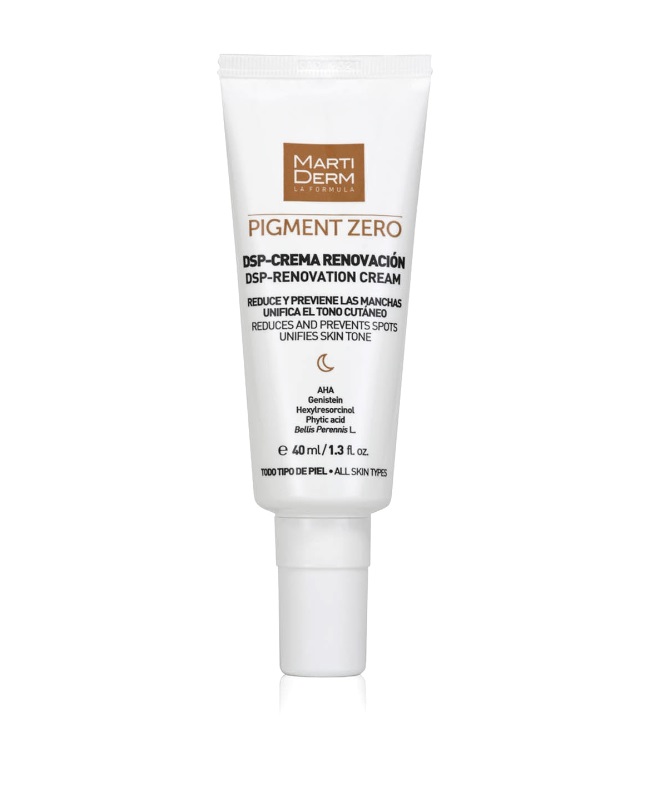 MartiDerm Pigment Zero DSP-Crema Rinnovamento Notte 40 ml - Trattamento Anti-Macchie e Uniformante