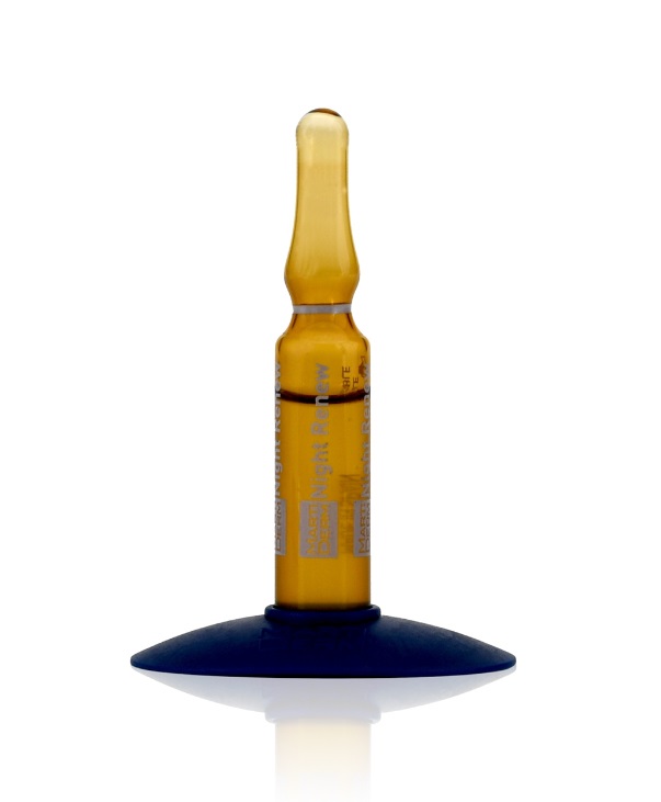 MartiDerm Platinum Night Renew Siero Viso - 10 Fiale da 2 ml - Effetto Anti-Age e Rigenerante