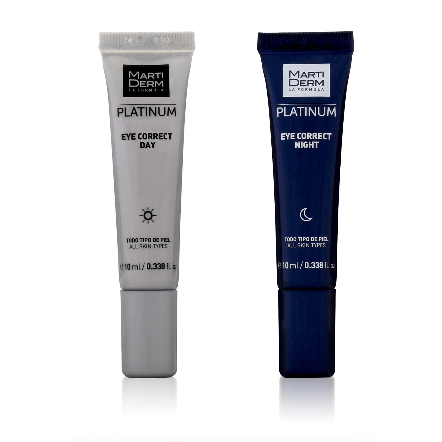 MartiDerm Platinum Eye Correct Crema Contorno Occhi Giorno e Notte - 2x10 ml