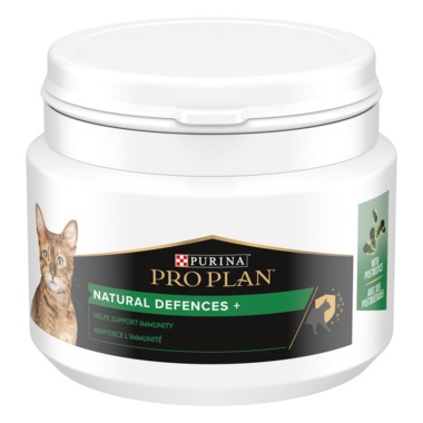 Purina Pro Plan Natural Defences Alimento Complementare per Gatti Adulti in Polvere con Postbiotici - 60 g