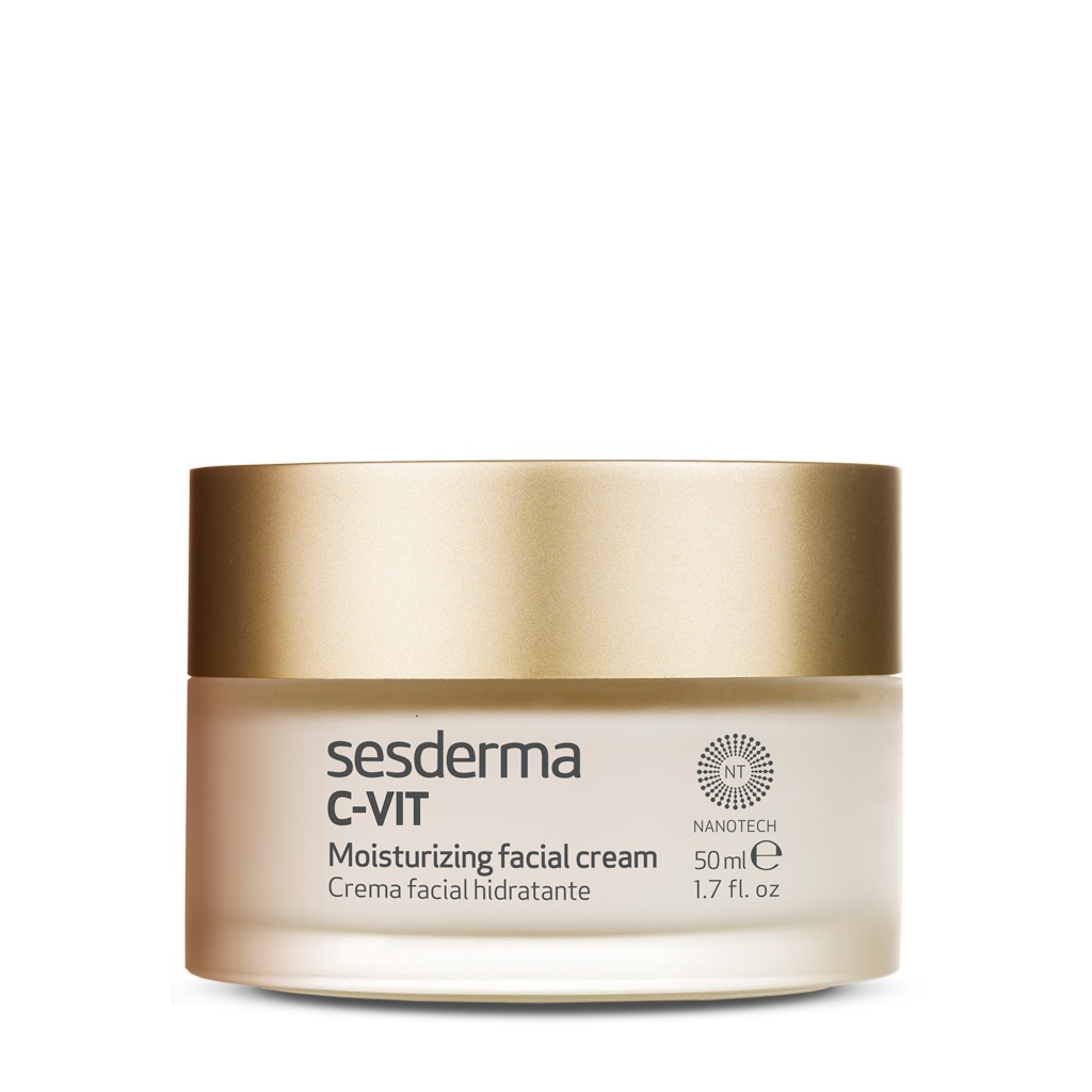 Sesderma C-Vit Crema Idratante Viso 50 ml - Idratazione Intensa, Anti-invecchiamento e Rigenerante