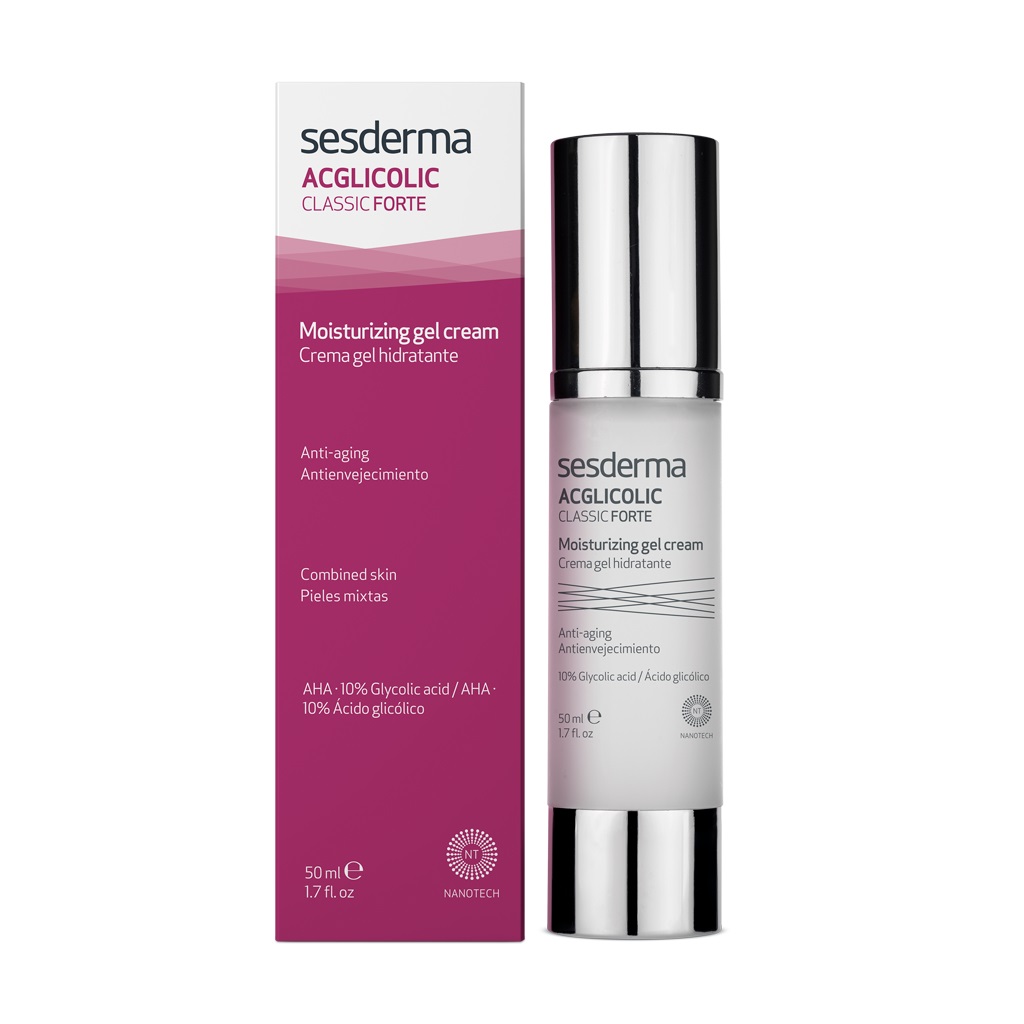 Sesderma Acglicolic Classic Crema Gel Idratante 50 ml - Idratazione profonda per pelli grasse e miste