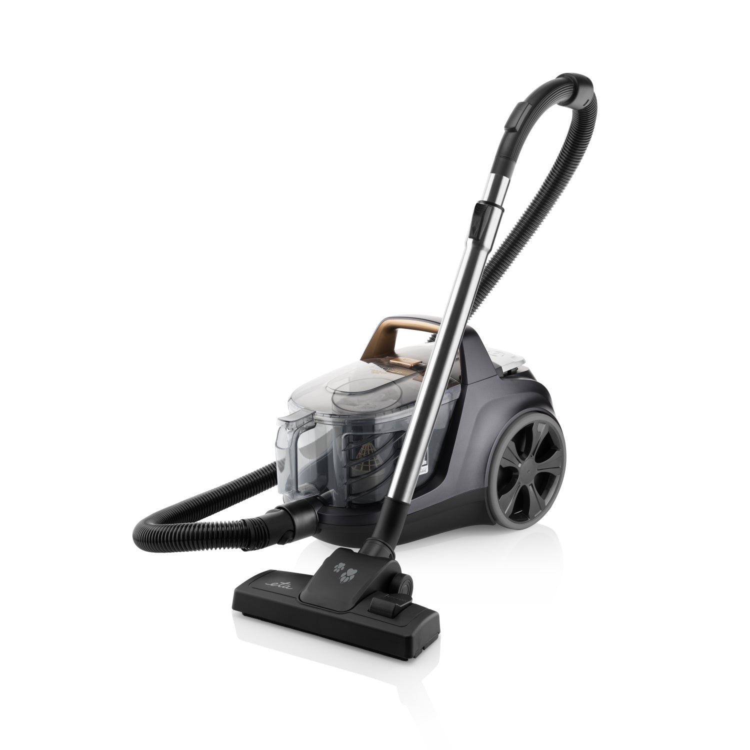 ETA Aspirapolvere senza sacco Grande Animal 850 W con DermoPet e 2 filtri HEPA, capacità 3,2 L