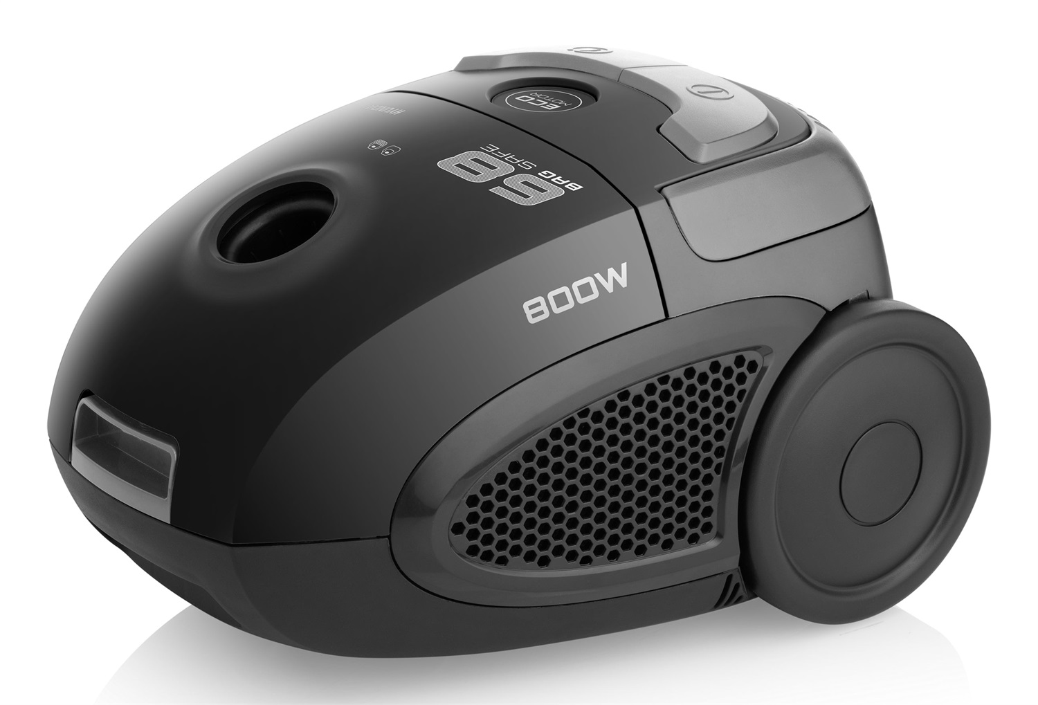 HYUNDAI ELECTRONICS Aspirapolvere con sacchetto VC068B - 800W, Motore ECO, 2L, Raggio d'azione 7,5m, Alta efficienza di aspirazione