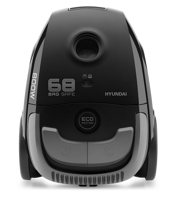 HYUNDAI ELECTRONICS Aspirapolvere con sacchetto VC068B - 800W, Motore ECO, 2L, Raggio d'azione 7,5m, Alta efficienza di aspirazione