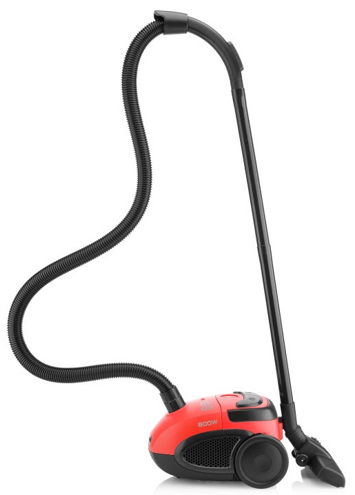 Hyundai Aspirapolvere Verticale HYUVC068R - 800W, Motore ECO, Raggio d'Azione 7,5m, Sacchetto da 2L, Alta Efficienza di Aspirazione