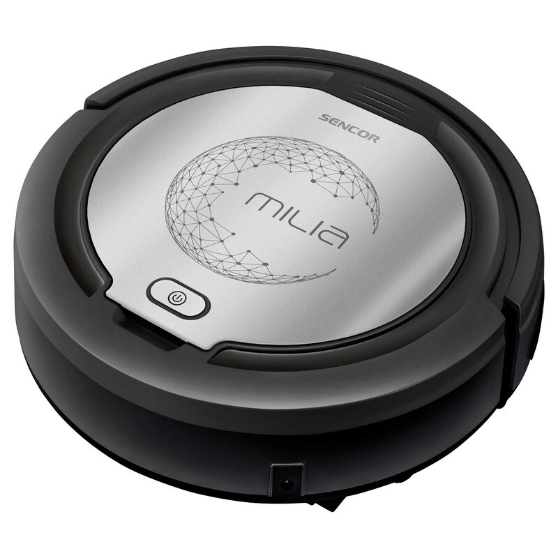 Sencor Robot Aspirapolvere Lava Pavimenti SRV 1000SL - Multi-Superficie, Ultra-Silenzioso, Navigazione Intelligente e Funzione Mop per Peli d'Animali