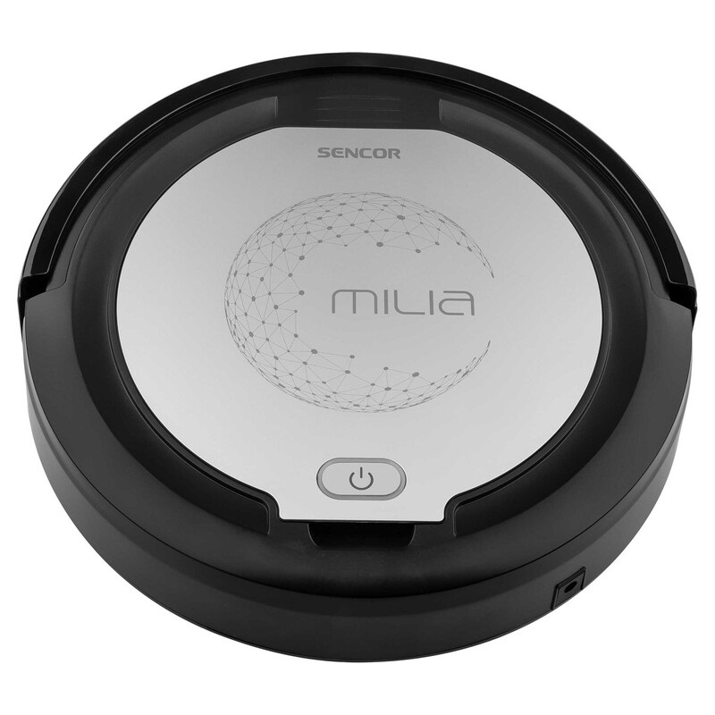 Sencor Robot Aspirapolvere Lava Pavimenti SRV 1000SL - Multi-Superficie, Ultra-Silenzioso, Navigazione Intelligente e Funzione Mop per Peli d'Animali