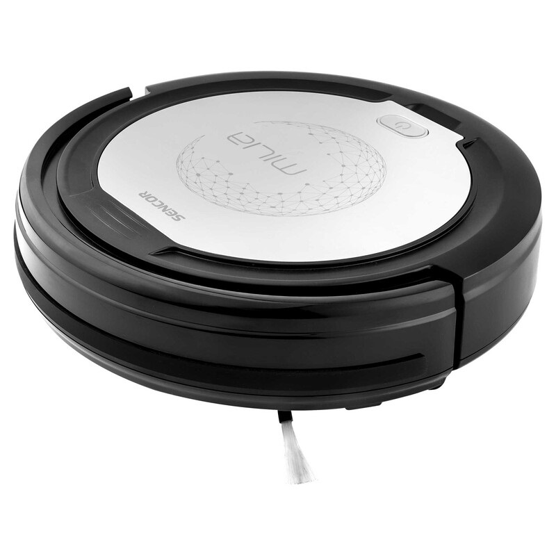 Sencor Robot Aspirapolvere Lava Pavimenti SRV 1000SL - Multi-Superficie, Ultra-Silenzioso, Navigazione Intelligente e Funzione Mop per Peli d'Animali