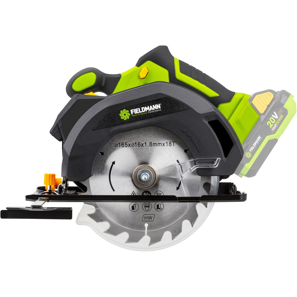 Fieldmann FDUK 70305-0 sega circolare portatile 16,5 cm Nero, Verde 4300 Giri/min