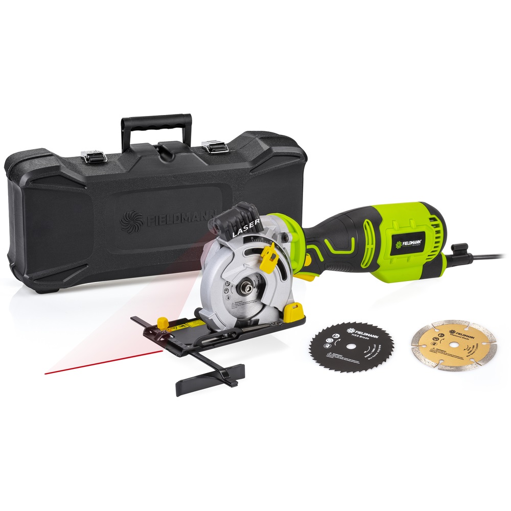 FIELDMANN Sega Elettrica Sommergibile 705W con Raggio Laser e Accessori Inclusi