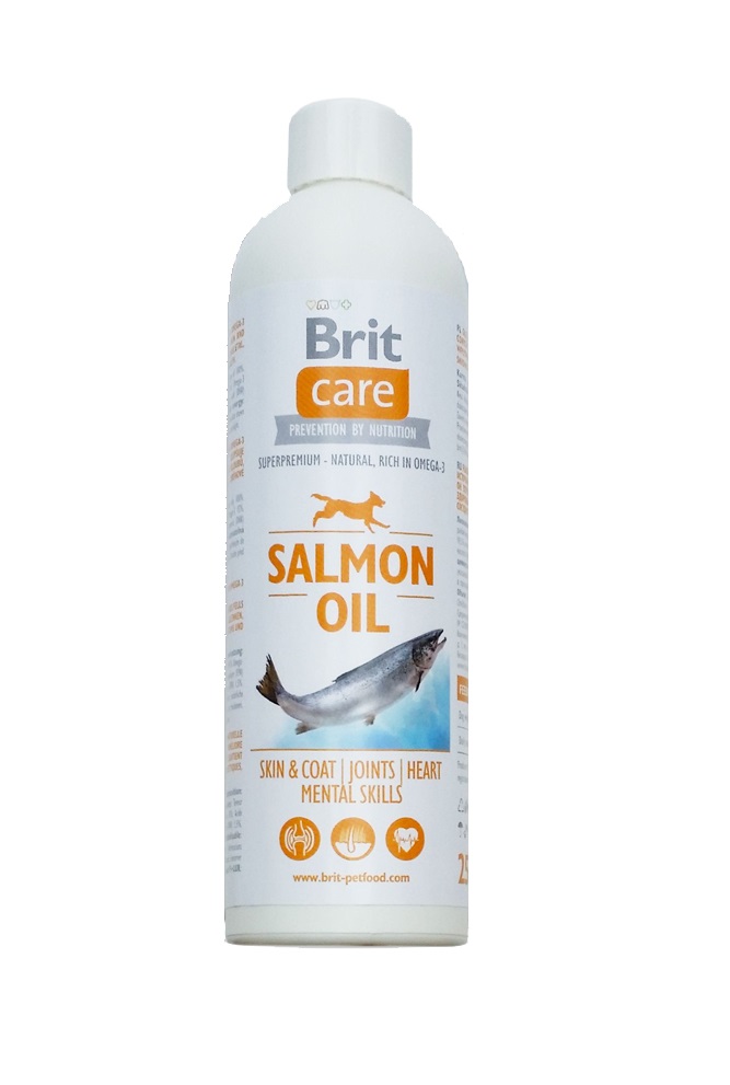 BRIT Care Olio di Salmone 250ml - Integratore per Cani con Omega 3 e Benefici Antinfiammatori
