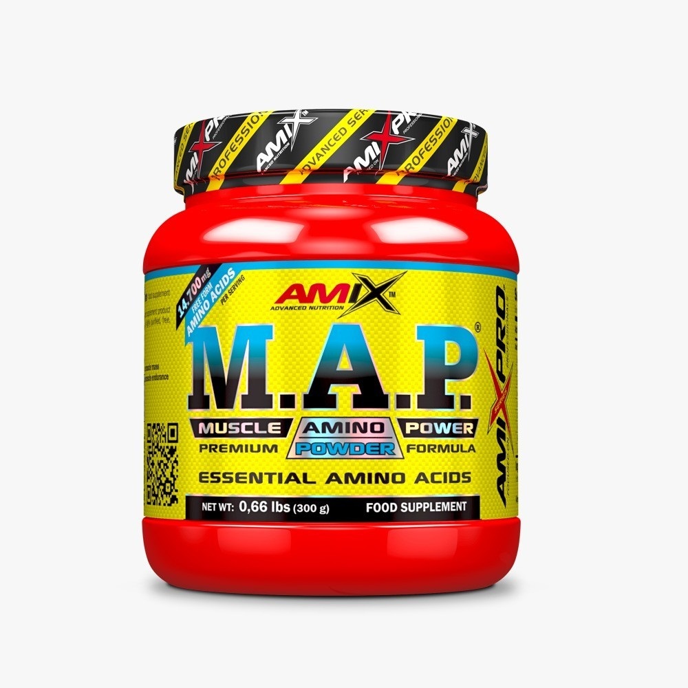Amix Nutrition M.A.P. Muscle Amino Power 300 grammi - Integratore in polvere con aminoacidi essenziali