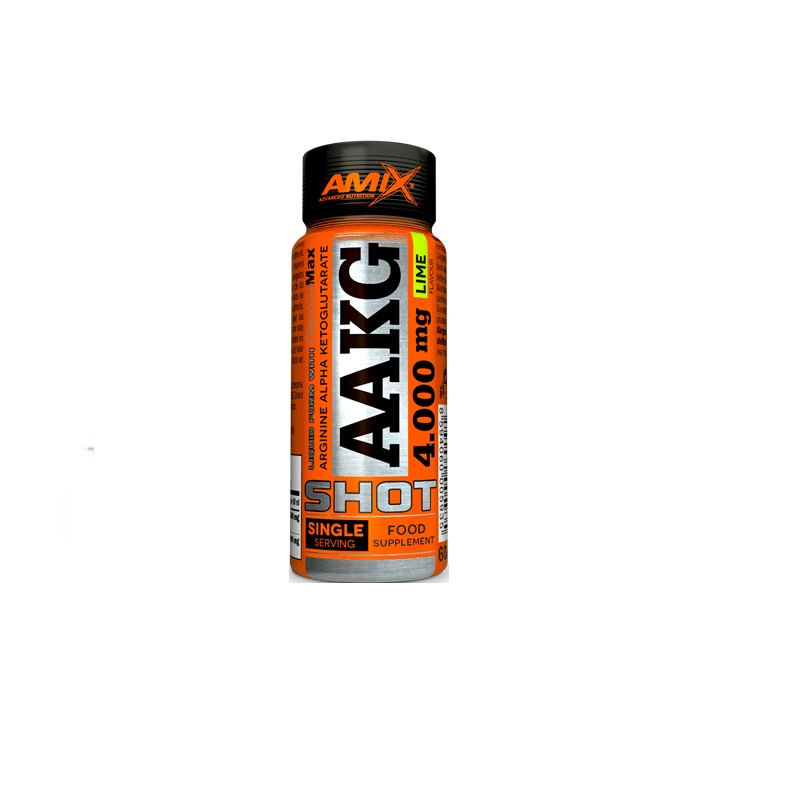 Amix Nutrition AAKG Shot 4000 mg - Integratore Pre-Allenamento Liquido con Glycerol GlyceroMax® - 60 ml