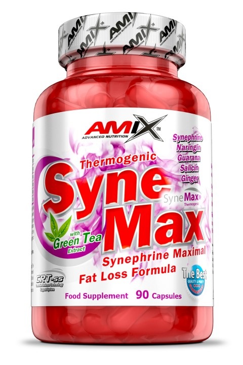 Amix Nutrition Syne Max - Integratore alimentare a base di Guaranà, Tè Verde e Zenzero - 90 Capsule