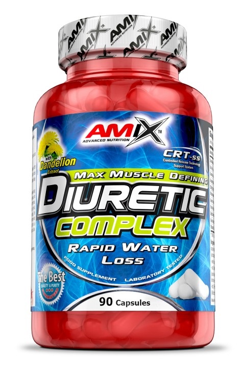 Amix Nutrition Diuretic Complex 90 Capsule - Integratore Naturale con Estratti Vegetali e Vitamina B6 per Massima Definizione Muscolare e Funzioni Drenanti
