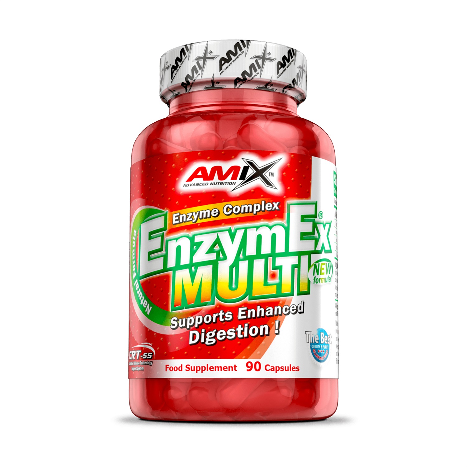 Amix Nutrition EnzymEx Multi - Complesso minerale e multivitaminico con enzimi digestivi, 90 capsule