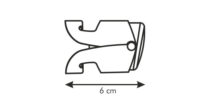 Tescoma Presto Tappo Champagne in Acciaio Inox con Guarnizione in Gomma - Altezza 6 cm