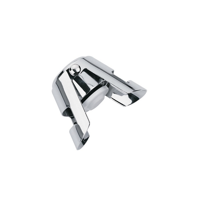 Tescoma Presto Tappo Champagne in Acciaio Inox con Guarnizione in Gomma - Altezza 6 cm