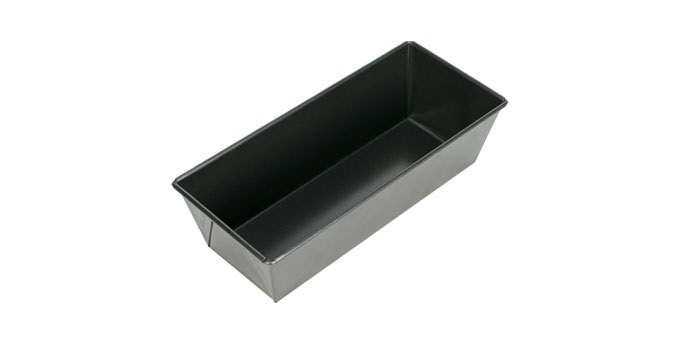 Tescoma Stampo Plum Cake 30x11 cm DELICIA - Rivestimento Antiaderente, Rettangolare, Nero