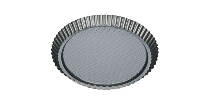 Tescoma Delicia Stampo Crostata Ø 28 cm - Stampo Furbo con Rivestimento Antiaderente e Bordi Alti