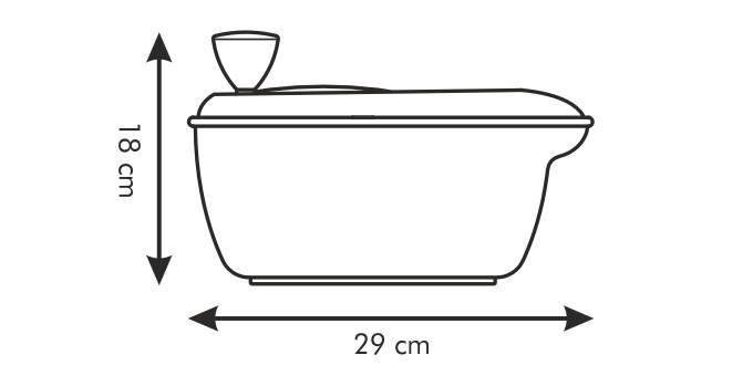 Tescoma Centrifuga per Insalata Handy, bianco / verde - Ottima per asciugare l'insalata, in plastica, lavabile in lavastoviglie