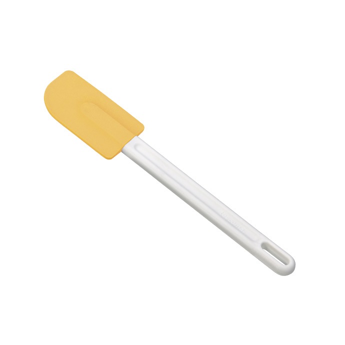Tescoma Spatola in Silicone Giallo Delicia, 26 cm, Resistente al Calore fino a 220 °C, Manico Ergonomico e Lavabile in Lavastoviglie