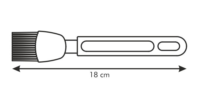 Tescoma Pennello da Cucina in Silicone Linea Delicia - Piatto, Igienico, Resistente, 0-220 °C