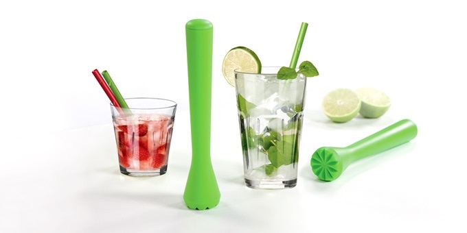 Tescoma Pestello Cocktail MyDrink Verde 20x4 cm - Plastica Resistente, Ideale per Mojito e Cocktail Estivi