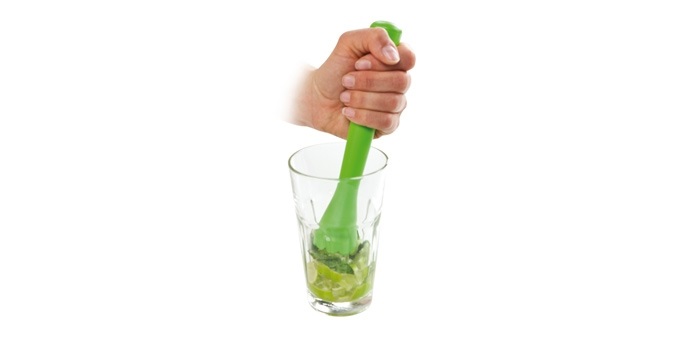 Tescoma Pestello Cocktail MyDrink Verde 20x4 cm - Plastica Resistente, Ideale per Mojito e Cocktail Estivi