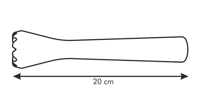 Tescoma Pestello Cocktail MyDrink Verde 20x4 cm - Plastica Resistente, Ideale per Mojito e Cocktail Estivi