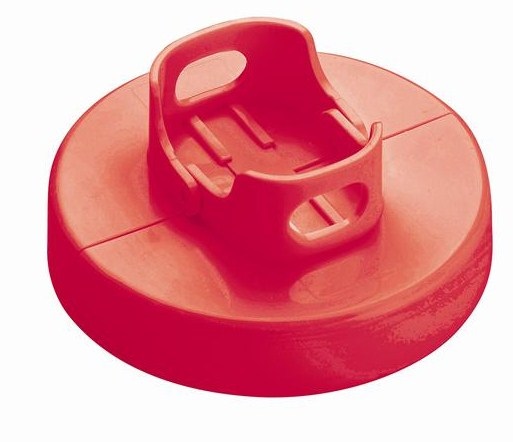 Tescoma Stampo per Hamburger 420585 in Plastica, 18.5 X 12 X 4.8 Cm, Rosso - Facile da Usare, Lavabile in Lavastoviglie