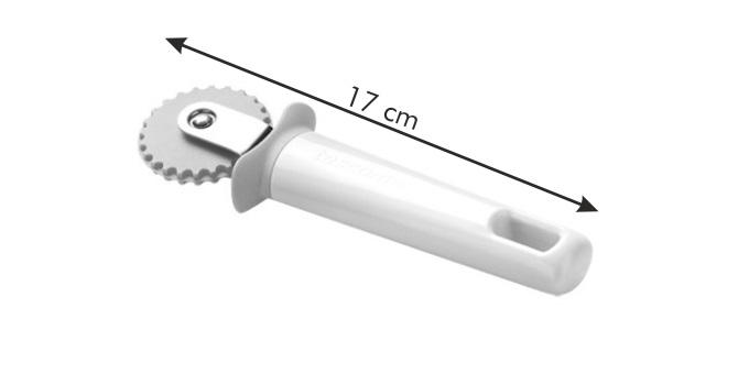 Tescoma Cortapasta Rueda Rizado Delicia - Acciaio Inossidabile, Argento, per Tagliare e Chiudere Pasta Ripiena