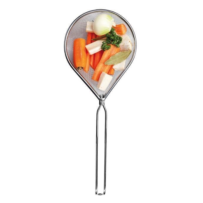 Tescoma 428394 GrandChef Scolatutto in Acciaio Inossidabile, 18 x 22 cm, per Utensili da Cucina e Scolapiatti Libera Installazione