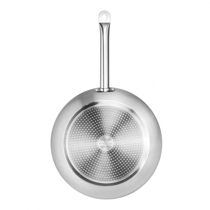 Tescoma GrandCHEF Padella Antiaderente Ø 36 cm, Manico Lungo in Acciaio Inox, Adatta per Induzione