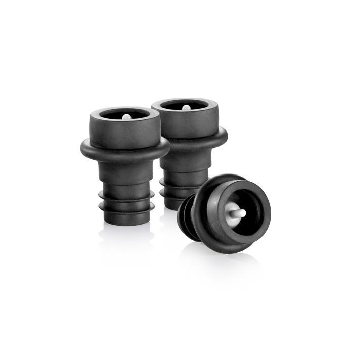 Tescoma 695431 Tappi per Pompa Sottovuoto Vino, 3 Pezzi per Conservazione Aromi