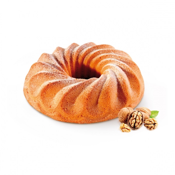 Tescoma Stampo Ciambella Basso Delícia SiliconPRIME Ø 24 cm - Silicone Flessibile, Lavabile in Lavastoviglie, Senza BPA