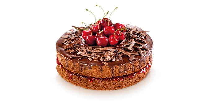 Tescoma Tortiera Tonda cm26 DELÍCIA in Silicone Rosso - Cod. 629418, Flessibile e Adatta a Forni